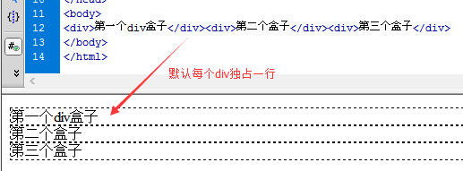 CSS多个div并排同行布局